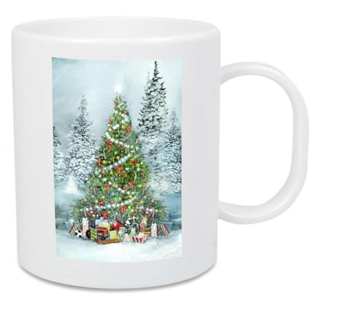 artboxONE Großer Kinderbecher Unter dem Baum von Galaxy of Graphics - Weihnachten