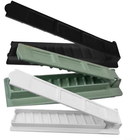 Lot de 12 longues brochettes à brochettes pour préparer et griller la viande sans effort (1 vert)