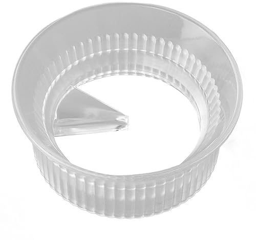 di dosaggio, Dosaggio caffè Espresso Dosaggio Funnuto Distributore di caffè Moka Pot per Mokapot Expresspot a doppia e doppia valvola (Clear 300 ml)