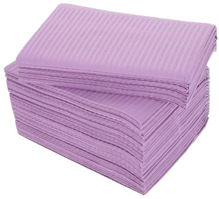 Einweg Nagelmatte für Tisch 50 Stück Violett Holzschliffpapier | Nagelstudio Zubehör, Arbeitsfläche Sauber Halten, Weich und Komfortabel, Schleifen und Reinigen