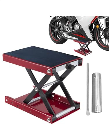 Cric A Forbice Per Moto - Sollevatore A Forbice Portatile Per Quad - Tavolo Compatto Robusto Per Manutenzione Moto Scooter
