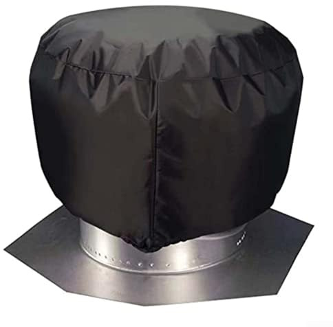 Cubierta de ventilación de turbina de techo con tela Oxford 420D impermeable y aislante diseñada para proteger las rejillas de ventilación de la turbina de la lluvia y las fluctuaciones de temperatura