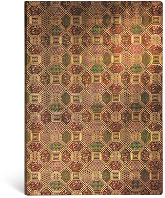 Paperblanks - Heilige tibetische Stoffe Mandala - Notizbuch Grande Unliniert (Sacred Tibetan Textiles), 210 x 300 mm, PB4648-6: Unlined Grande