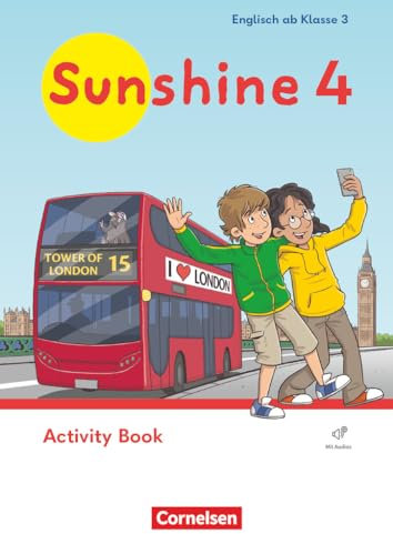 Sunshine - Englisch ab Klasse 3 - Ausgabe 2023 - 4. Schuljahr: Activity Book - Mit Audios (Webcode)