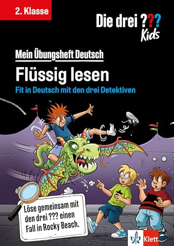 Die drei ??? Kids Mein Übungsheft Deutsch 2. Klasse - Flüssig lesen: Fit in Deutsch mit den drei Detektiven