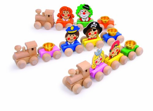 Small Foot Design 6754 Geburtstagsdeko Geburtstagszug Gesichter