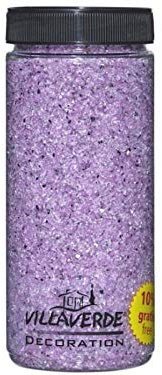 Spiegelsand Deko-Sand Ø 0,6-1,2mm zum Basteln und Gestalten 500ml Dose (Rosa)