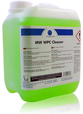 5 Liter MW WPC Grundreiniger Terassendielen Reiniger für Holz-Kunststoff Dielen