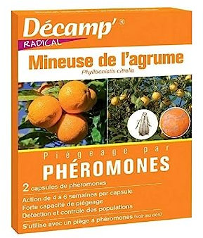 Décamp' - Feromone Contro la minatrice degli Agrumi (2 Capsule)