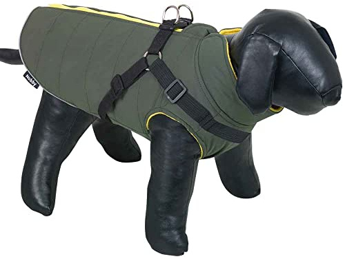Nobby Hundemantel SOBAK 2 in 1, Oliv-gelb, 29 cm, 1 Stück