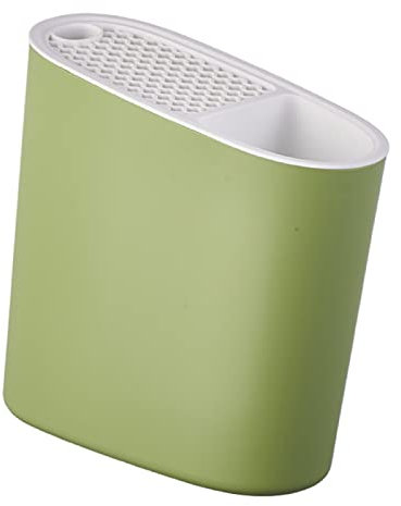 EdirFtra Utensil Caddy, Posateria Drainer e Organizzatore, Supporto per coltelli da banco, Porta Utensili da Cucina con Fessura per Forbici, Supporto per Coltello Universale Staccabile,D
