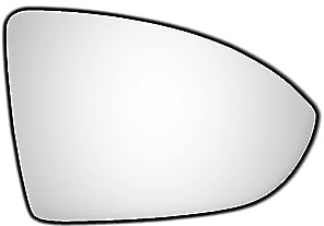 Wing mirror glass replacement for RIGHT DRIVER SIDE OFFSIDE - Compatible with VW GOLF 7 MK 7 2014-2020 - Wing mirror cover -TO STICK ON - Car convex mirror