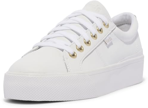 Keds Women's Jump Kick Duo Lace Up Leather Sneakers