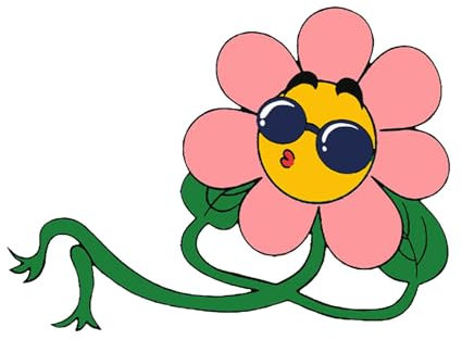 Rurunklee Blumenaufkleber fürs Auto, Autoaufkleber für Frauen, Lustige humanoide Blumen-Autoaufkleber, Blumen-Autoaufkleber für Wände, Fenster, Laptops, Motorräder