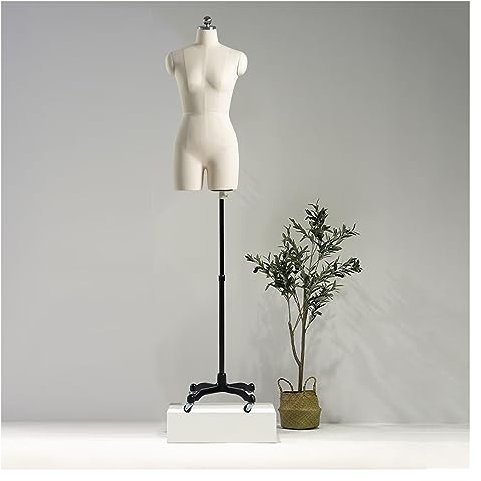 Weibliche Schneiderpuppe, weibliche Schaufensterpuppe, Kleiderkörper, Schneiderpuppe, Torso, Halbkörper, geteiltes Bein, Schaufensterpuppentorso mit verstellbarem, beweg