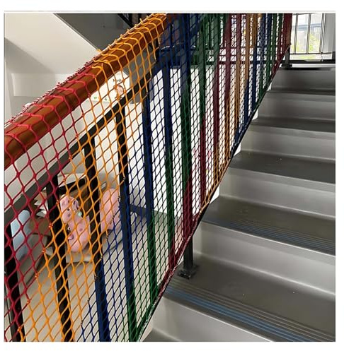 VagxTbs Sicherheitsnetz for Kinder Dekoratives Netz Abriebfest Schutz-Netz for Den AußEn-Bereich for Spielplatz, Klettern, Treppe, Wand (1x3m)