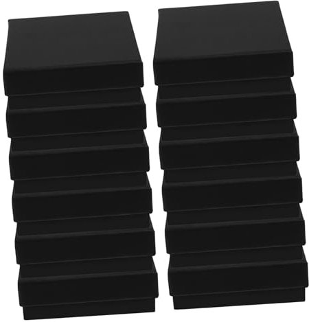 BUGUUYO 12stücke Schmuckkoffer Für Halsketten Kleine Schmuckkästchen Zur Aufbewahrung Von Ohrringen Und Ringen Schmuckverpackung Aus Hochwertigem Material Für Schmuckgeschenke Und Organisa