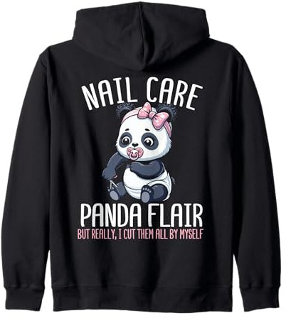 Nagelpflege Panda Baby Panda Cub Kapuzenjacke