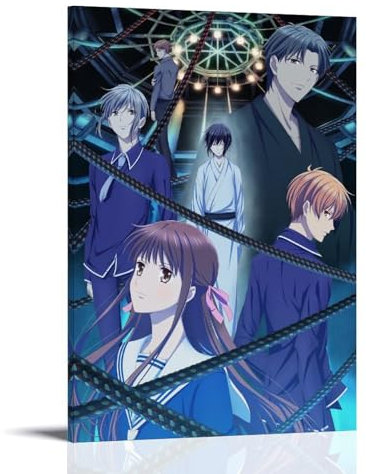 IKJIkkncf ANIME Fruit Basket Fan Art Poster Decorative Painting Canvas Wall Art Living Room Poster Bedroom Painting Wall Art Picture Print Modern Family Room Decor 08 x 12 inches (20 x 30 cm)