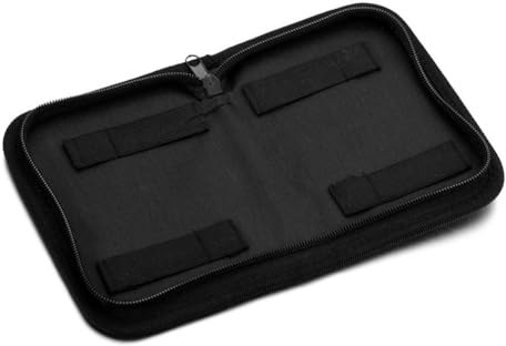Wisafory Werkzeugmappe Werkzeugtasche Werkzeug Organizer mit 4 Halteschlaufen Werkzeugtasche leer Werkzeug Mappe Maulschlüssel Tasche Tool Case für DIY Schmuckherstellung Hand Zangen Werkzeuge