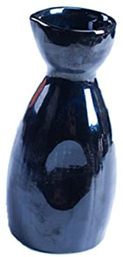 LOPUNER Bottiglia 100ml Giapponese di Blu Ceramica in Sake e Stile o da Design Unico per Bevande Calde Fredde Ufficio e attività All'aperto