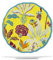 H&H, Set 6 Piatti Piani in Melamina Decorata – Collezione Blossom | Ø 26 cm | Design Floreale con Bordo Colorato | Resistenti, Leggeri, Perfetti per Esterno, Campeggio, Giardino, Terrazzo, Camper