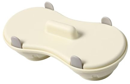 F Fityle Accessori da cucina per cuocere le uova al microonde, pratico cuociuova antiaderente per microonde con coperchio, Bianco