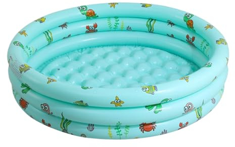 Piscina Familiare Gonfiabile – Piscina Spessa Fuori Terra, Set di Piscina Piscina Spaziosa per Il Giardino | Stazione Balneare Estate Portatile, Spazio Nuoto Facile Da Installare per Terrazze