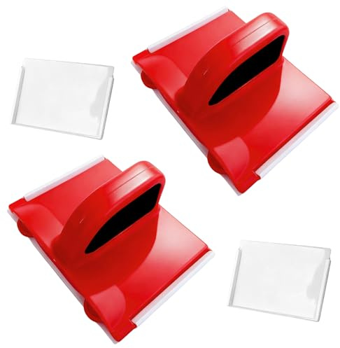 Pack of 2 Professional Painting Edging Tool, Perfect Edge Painter, with 2 Replacement Pads, Achieve Flawless Edges on Walls, Ceilings and Corners, Painting for Cutting in Wall and Ceiling (01)