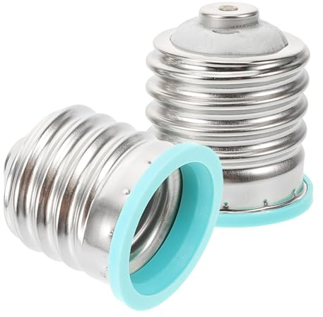 SEWACC Adaptateur de Douille D'ampoule E40 vers E27 Céramique, Convertisseur de Culot pour Ampoules LED et Incandescentes, Usage Intérieur Domestique et Commercial, Lot de 2 Pièces,