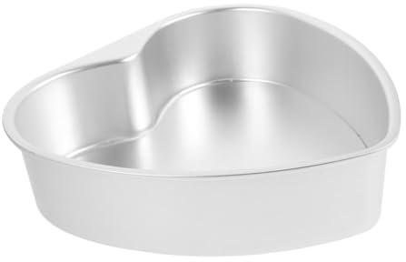 NUOBESTY Stampo per Torte Forma di Cuore in Antiaderente con Base Rimovibile Teglia Dolci Pratica e Durevole per Forno per Dolci Fai da Te e Regali Speciali