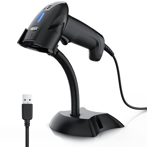 CSL - Barcode Scanner 2D 1D – kabelgebunden – manuelles kontinuierliches und automatisches Scannen – Bildschirm scannen – Verschiedene Terminatoren – hohe Auflösung – hoher Lesekontrast