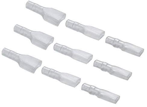 Dimensioni: set di connettori per cablaggio per connettori terminali in ottone stagnato maschio femmina elettrico (2,8 mm/4,8 mm/6,3 mm) con manicotti isolanti 30 pezzi ciascuno da 270 pezzi