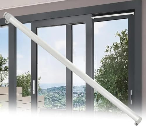 Chiudiporta scorrevole - Chiudiporta automatica a chiusura automatica per porte da patio - Velocità regolabile - Adatto per porte da 75 a 130 cm - Perfetto per balconi e cucine