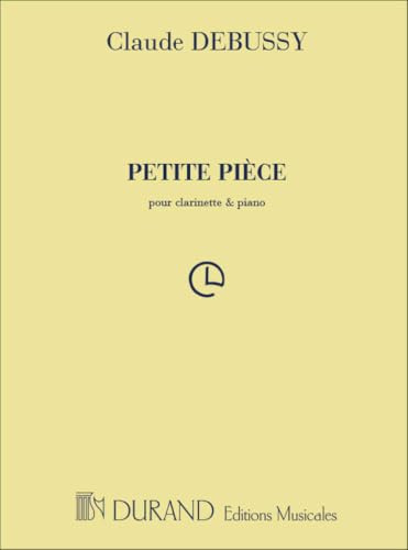 Petite Pièce pour clarinette and piano (spartito e parte)