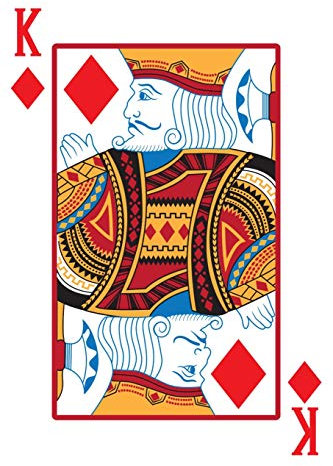 King of Diamonds Lined Notebook: 6 x 9 120 Page Lined Notebook King of Diamonds Playing Card