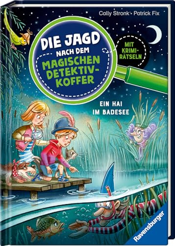 Die Jagd nach dem magischen Detektivkoffer 8: Ein Hai im Badesee. Erstlesebuch ab 7 Jahren für Jungen und Mädchen - Lesenlernen mit Krimirätseln