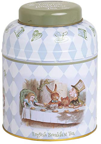 Alice im Wunderland: Teedose mit 80 English Breakfast Teebeuteln