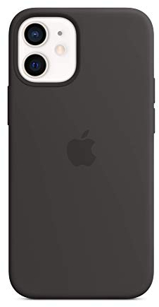 Apple Silikon Case mit MagSafe (für iPhone 12 Mini) - Schwarz - 5.4 Zoll