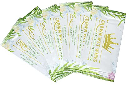 Lot de 100 sachets de lingettes humides individuelles pour camping, festivals, randonnée, voiture, voyage,Emballage individuel,Poche d'eau,Nettoyage du corps, animaux de compagnie