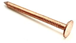 Jones DIY 10 Stück Kupfer-Nägel, Baumstumpf-Killer, verschiedene Längen (30 mm, 38 mm, 50 mm), Bronze, robust, tragbar, Nägel