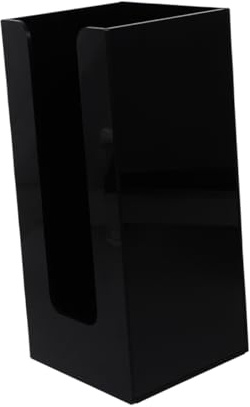 Cabilock Portabicchieri di Carta da Tavolo Resistente all’Usura in Acrilico Nero, Organizer per Tazze USA e Getta per Cucina, Ufficio e Postazioni caffè, Dispenser Stabile Porta Coperchi