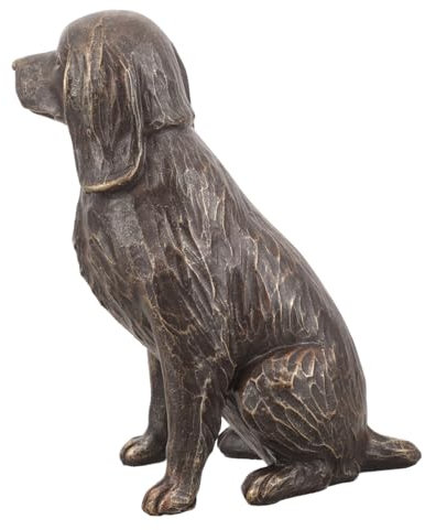 WEKADRIN Figurine De Chien Résine Réaliste Sculpture De Décoration De Jardin Adorable Statue De Chien Teckel pour Extérieur Ajout Charmant à Votre Espace