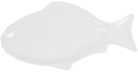 FUNNETOYU Plato De Cerámica Para Pescado Bandeja De Vapor Para Alimentos Elegante Plato De Porcelana Diseño De Para Celebraciones y Uso Diario