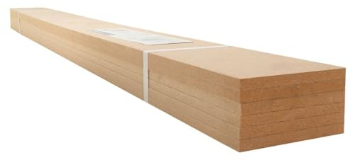 Snowdon Timber MDF Shaker Wall Panelling Kit (T) 9mm (W) 100mm (L) 1220mm - 2 Pack