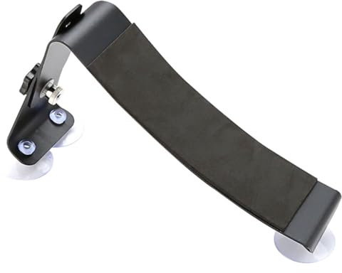 FRCOLOR Supporto per Chitarra Classica Regolabile con Ventosa Poggiapiedi per Chitarra Acustica e Ukulele Supporto per Gambe Leggero e Stabile per Suonatori da Seduti