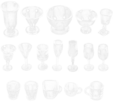 SOIMISS 12, Accessoires Miniatures Cuisine Décoratifs, Vaisselle Miniature pour Jeu D’Imitation Garçon et Filles