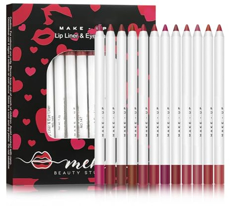 Läppstift | 12 matta färger | Naturlig läppmakeup penna | Nude vattentät glans för flickor och kvinnor