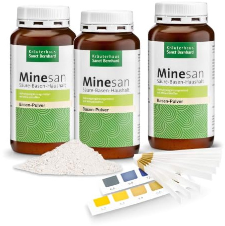Sanct Bernhard Minesan Sparpackung mit Calcium, Kamille & Melisse 600 g