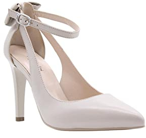Nero Giardini E311072DE Décolleté Donna in Pelle - Ivory 37 EU